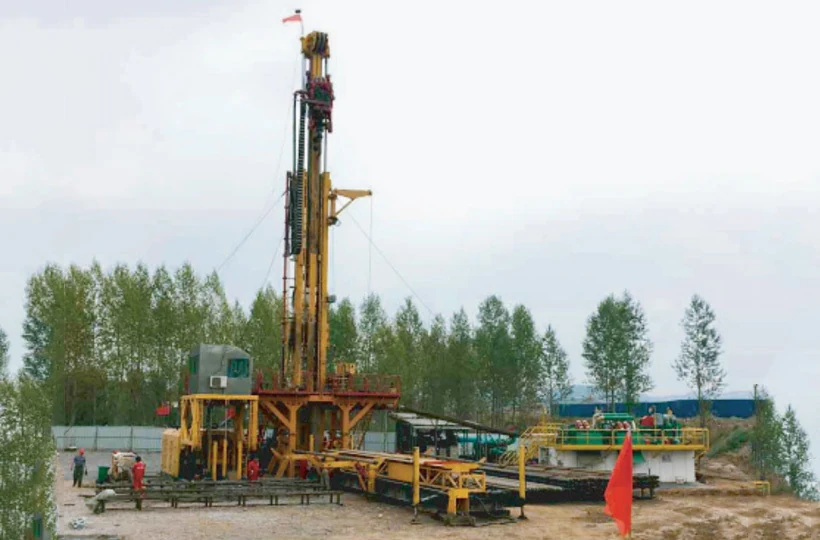 CORTECH CMD150T deep geothermal well drilling rig executing a four-spud program to 2,600 m