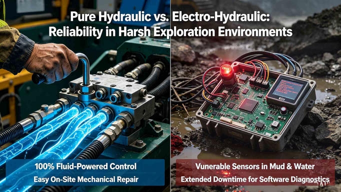 Why Pure Hydraulic Core Drilling Rigs Outperform Electro-Hydraulic in the Field